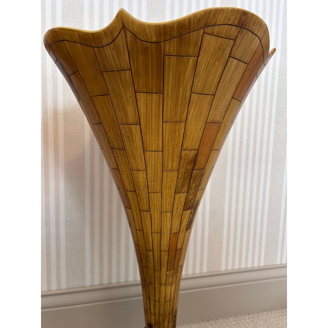 Art Nouveau Mid 20th Century Art Nouveau-Style Torchiere Table Lamps - A Pair For Sale - Image 3 of 10
