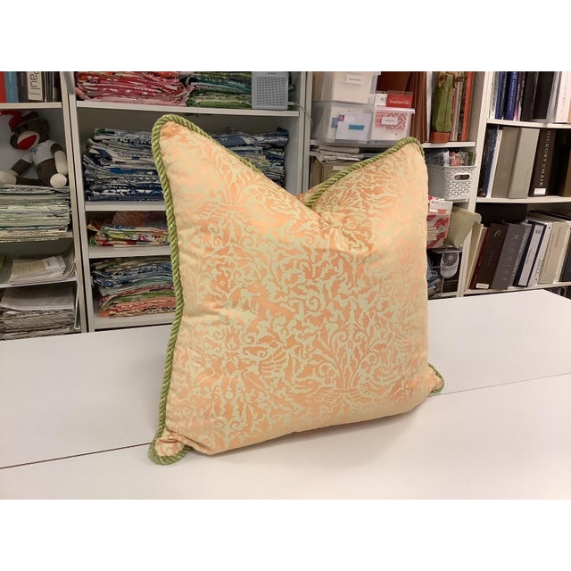 Fortuny-Style Pillows and Bolster Pillows- 3 Pieces For Sale In Minneapolis - Image 6 of 9