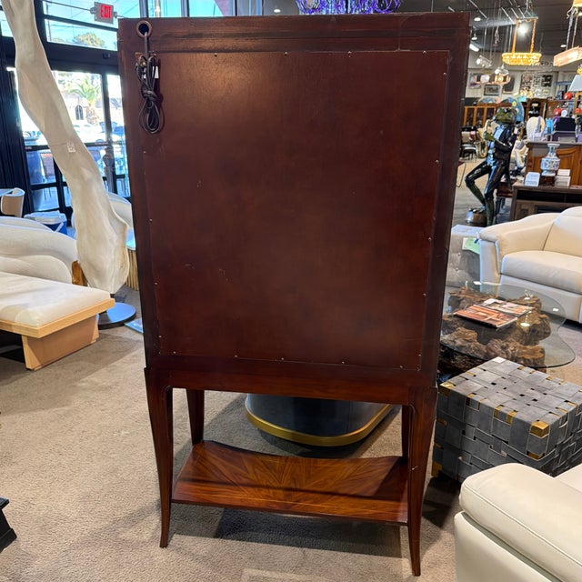 Art Deco 1930s Attributed to Thomasville Art Deco ,2 Door ,Bogart Chateau Dry Bar For Sale - Image 3 of 12