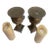Vintage Solid Bronze Candle Holders- Pair - Abel Castings - Neoclassical Empire Style For Sale