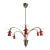 Vintage Attributed to Stilnovo Chandelier For Sale