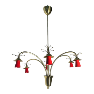 Vintage Attributed to Stilnovo Chandelier