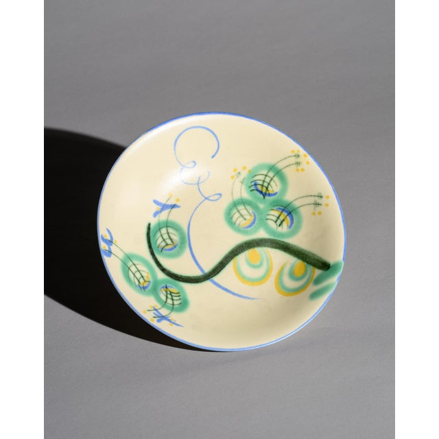 Art Deco Bauhaus Ceramic Footed Bowl by Margarete Heymann-Löbenstein for Haël Workshops, 1930s For Sale - Image 13 of 13