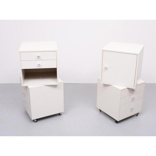 Pastoe Q Bus Cabinets by Cees Braakman for Pastoe, 1960s, Set of 2 For Sale - Image 4 of 9
