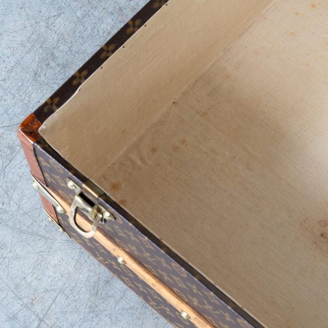 20th Century Cabin Trunk in Monogram Canvas from Louis Vuitton, France, 1930 For Sale - Image 16 of 18