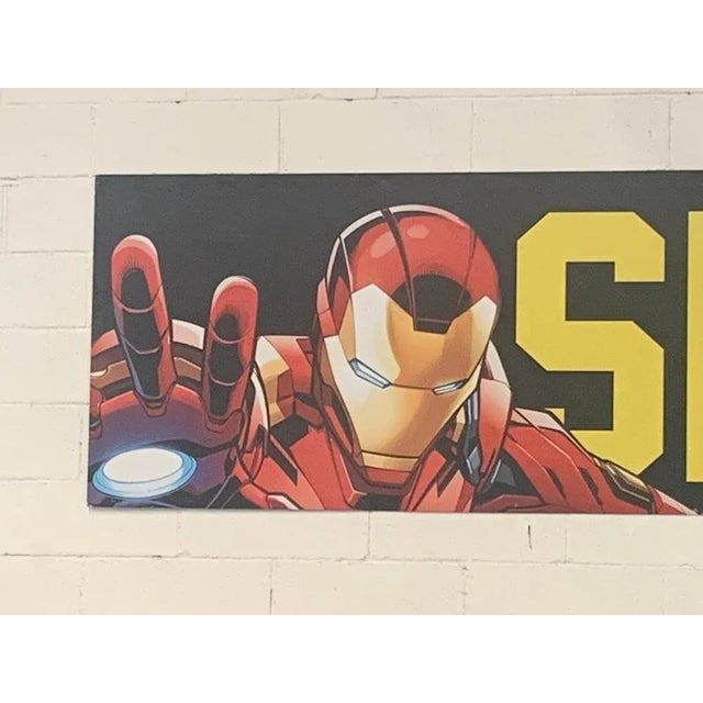 Large Aluminum Super Heroes Panel, 1970s For Sale - Image 4 of 7