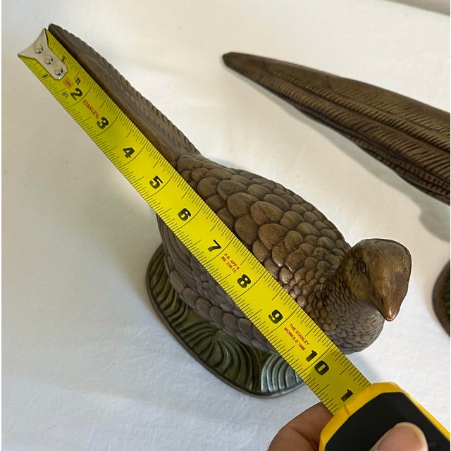 Ceramic Vintage 1971 Pheasants Ceramics For Sale - Image 7 of 10