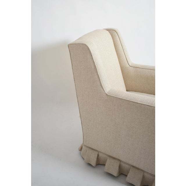 1940s Off White Fringe Lounge Chairs, 1940s, Set of 2 For Sale - Image 5 of 6