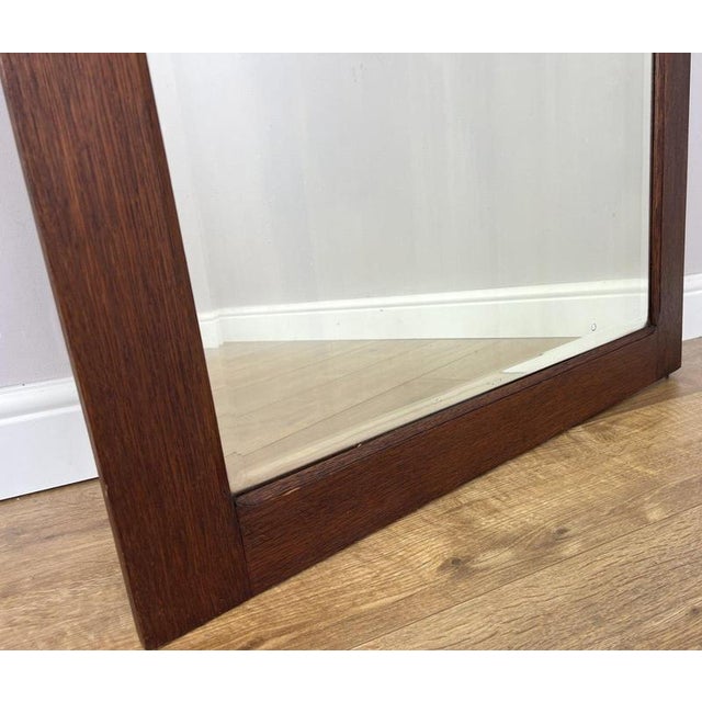 French Style Mirror in Carved Oak For Sale - Image 6 of 10