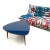 Blue Limited Edition Togo Shanghai 3-Seater Sofa by Cristian Zuzunga for Ligne Roset, 2012 For Sale - Image 8 of 13