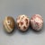 Mexico Matrix Fire Opal, Jasper and Butterscotch Onyx Eggs-Set of 3 For Sale - Image 12 of 12