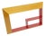 Mid-Century Modern Geometric Shadow Box Wall Shelf For Sale