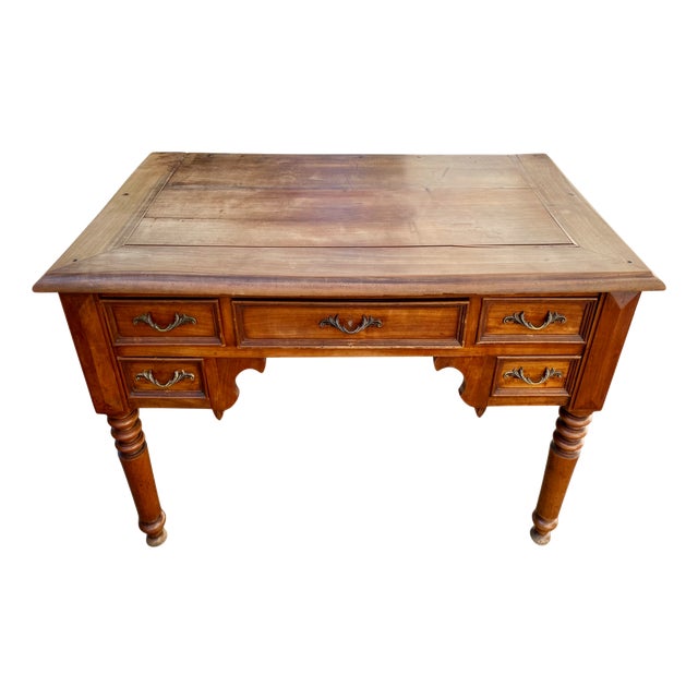 Louis Philippe Style Flat Desk, 1960s For Sale