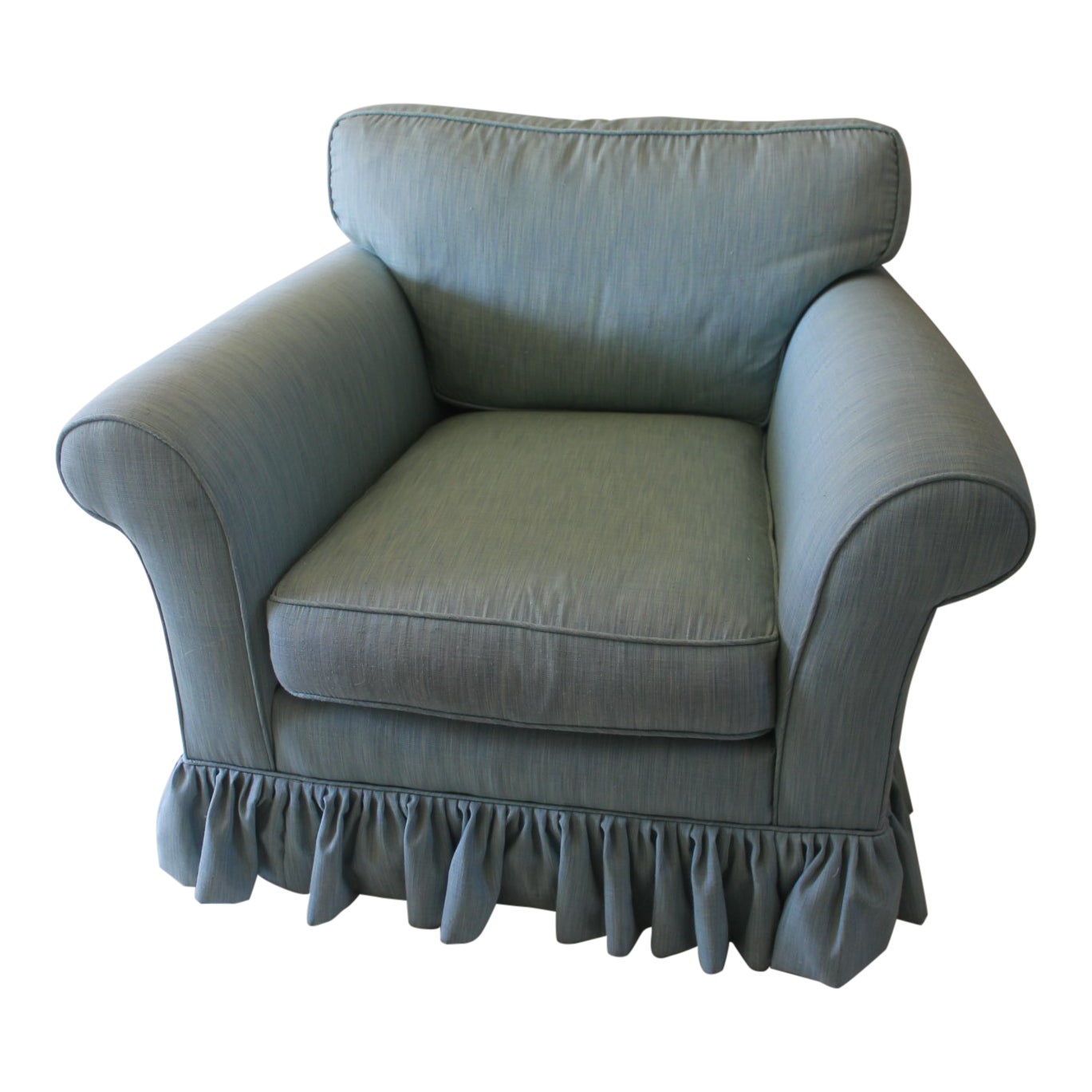 Modern Oversized Upholstered Club Chair Chairish