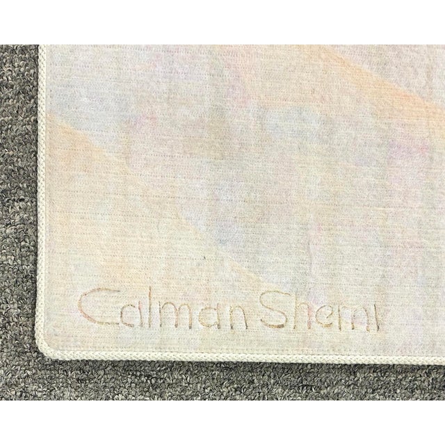 Contemporary “Torso in Tension” Soft Painting Tapestry by Calman Shemi For Sale - Image 3 of 9