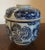 Chinese 18th Century Chinese Kangxi Blue & White Porcelain Jar and Cover For Sale - Image 3 of 11