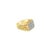 Contemporary Diamond Cluster Ring with Brick Patterned Band 1.00cttw 14k Yellow Gold, Size 9.75 For Sale - Image 3 of 5