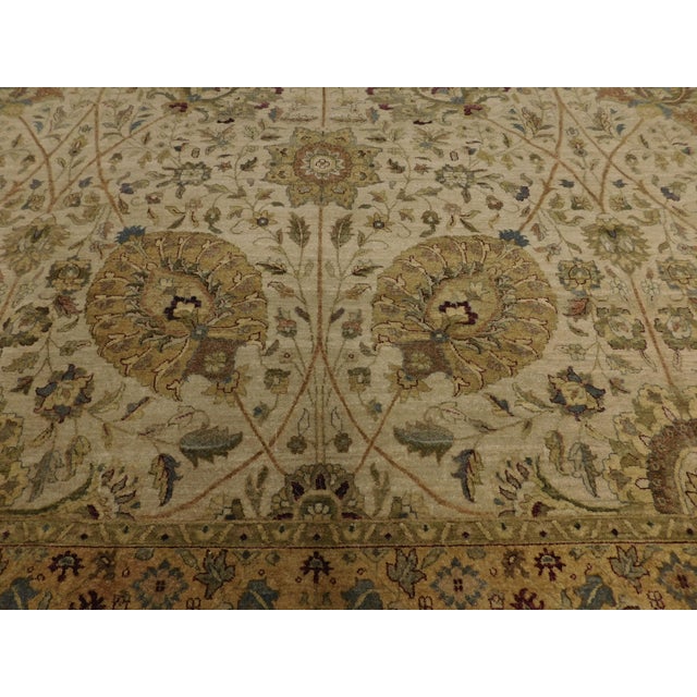 Vintage Handmade Indian Rug. 9'10"x 14' For Sale - Image 15 of 18