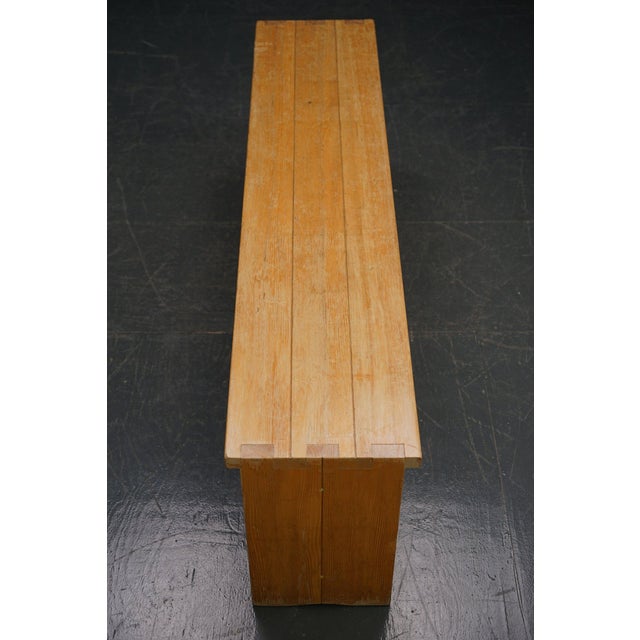 1960s French Modernist Bench, 1960s For Sale - Image 5 of 15