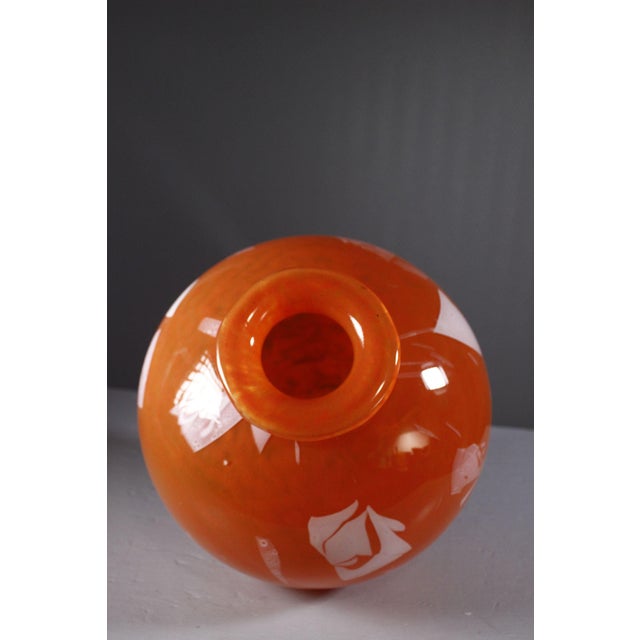 Large Art Deco Blown Glass Vase by Lorrain, 1920s For Sale - Image 9 of 12
