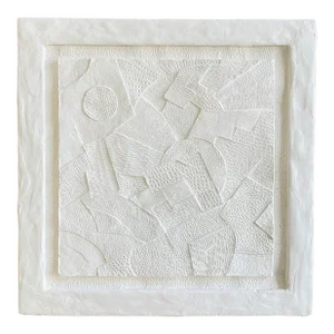 Cubist Sculptural Plaster Painting #2
