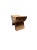 Sculptural Stool With Curved Seat Suar Wood, Burnt Finish, Modern Organic For Sale - Image 4 of 7