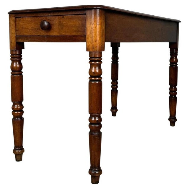 Antique English Mahogany Side Table, 1800s For Sale - Image 11 of 13