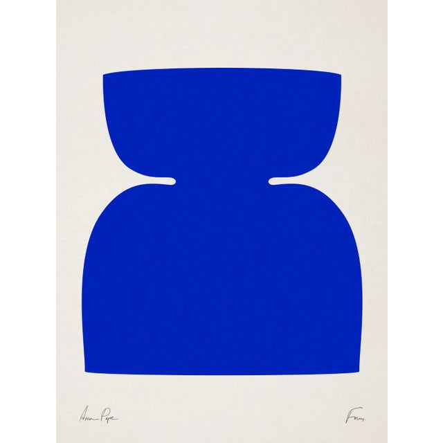 Contemporary Abstract Blue Giclee Print For Sale In Philadelphia - Image 6 of 6