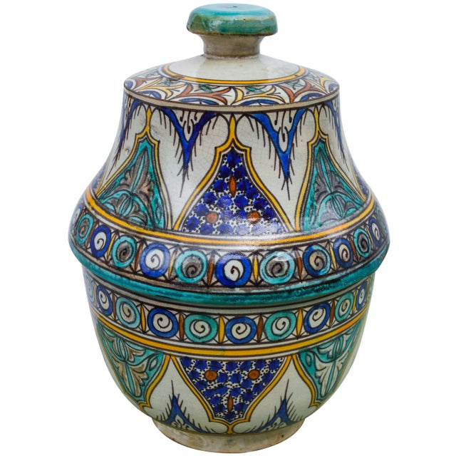Late 19th Century Antique Andalusian Ceramic Box For Sale - Image 5 of 12