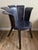 Vintage King Harold Bentwood Flower Chair -Miro Harold -Ebonized Ink Black/indigo (has a black to purplish tone depending...