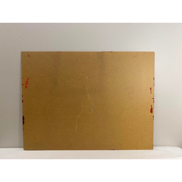 Mid 20th Century Expressive Tree With Birds and Golden Fruit – Oil on Board Landscape by Jo Patch For Sale - Image 5 of 7