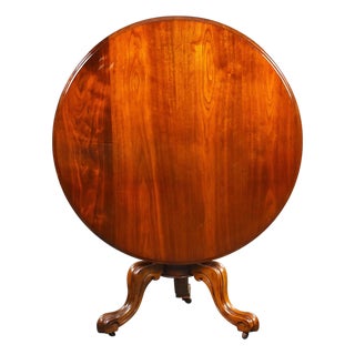 Victorian Mahogany Circular Breakfast Table, 1860 For Sale