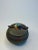 Mid 20th Century Modern Asian Small Raku & Polished Stones Lidded Jar For Sale - Image 5 of 10
