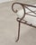 Coffee 20th C. French Neoclassical Iron Tête-À-Tête Garden Bench For Sale - Image 8 of 18
