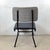 Gray Mid-Century Modern Slipper Chair, Black Tubular Steel Frame For Sale - Image 8 of 12