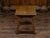 English Georgian Period Low Oak Side Table with Single Drawer and Carved Apron For Sale - Image 10 of 12