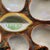 Cream Vintage French Majolica Oyster Plates from Vallauris, 1950s, Set of 4 For Sale - Image 8 of 10