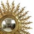 Large Gold Leaf Gilt Wood Sunburst Mirror, 1950s For Sale - Image 4 of 18