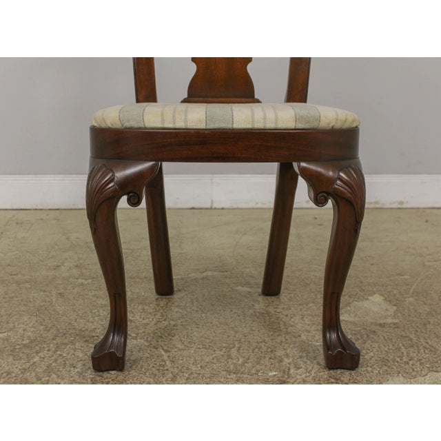 Pair Kittinger Cw146 Colonial Williamsburg Mahogany Side Chairs Chairish