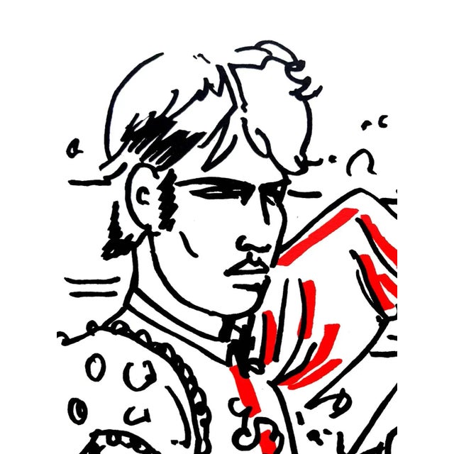 Jean Cocteau - Hero - Original Lithograph 1965 For Sale - Image 3 of 7