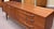 Brown Mid Century Modern Teak Credenza on Elevated Trestle Base c.1960 For Sale - Image 8 of 8