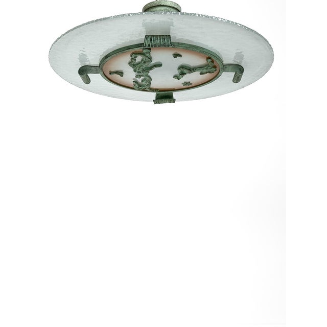 Model 401 1252 Ceiling Lamp from Bjerkås Armatur, 1943 For Sale - Image 11 of 11