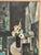 1950s Edvin Ollers, White Blossom in Black Vase, 1959, Oil on Canvas, Framed For Sale - Image 5 of 18