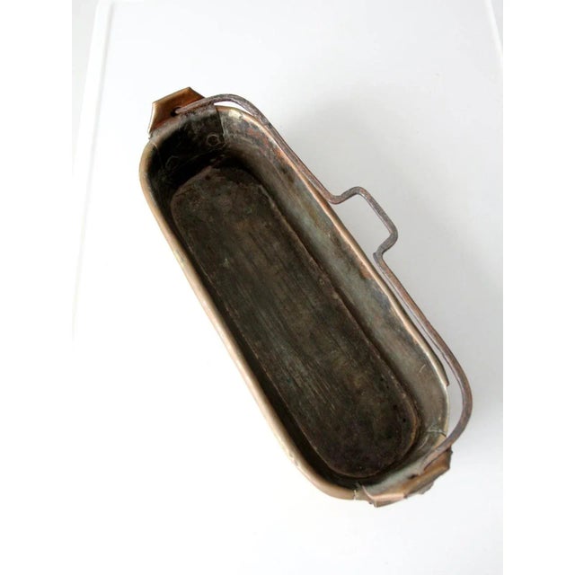 Antique Copper Fish Kettle or Poissoniere For Sale - Image 10 of 13