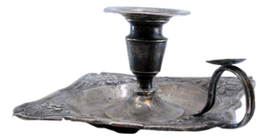 Silver Paddle with Smooth Center and Raised Edge