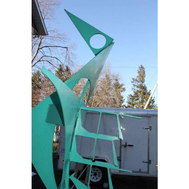 Waylande Gregory Iron Bird Sculpture For Sale - Image 9 of 10