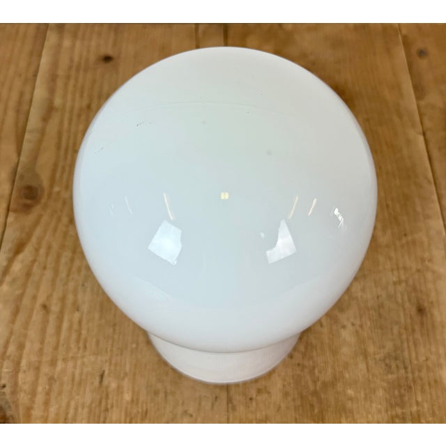 1970s Vintage White Porcelain Ceiling Light, 1970s For Sale - Image 5 of 13