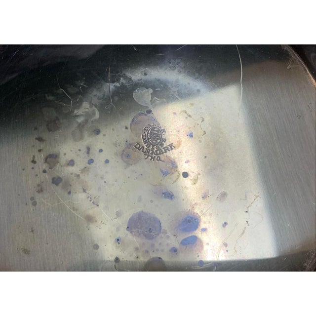 Brown VTG Dansk Teak Warming Pan Chafing Dish Jens Quistgaard JHQ Danmark Denmark For Sale - Image 8 of 14