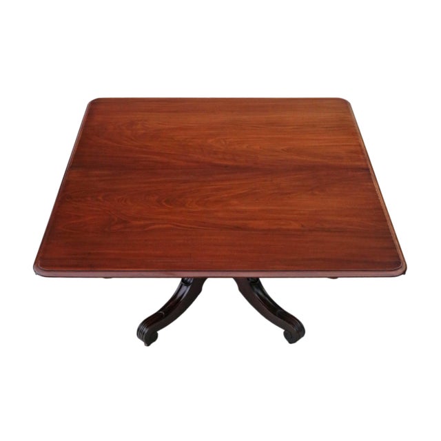 Antique 19th Century Regency Cuban Mahogany Dining Table by James Mein This large, fine quality Regency dining table,...