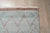 Robin's Egg Blue 4x8 Isla Moroccan Blue Geometric Modern Hand Knotted Wool Carpet Runner Rug For Sale - Image 8 of 9